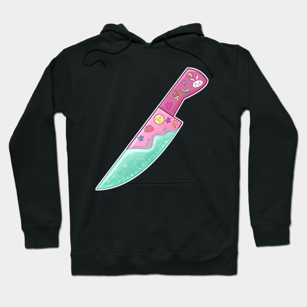 Pastel Goth Knife Hoodie by Khelekmir